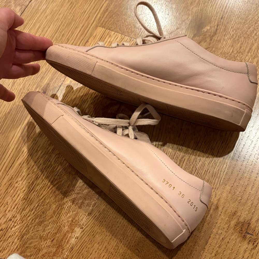 Common Project original Achilles pink monotone sneaker 36 barely worn! Ret $565 - Picture 8 of 11